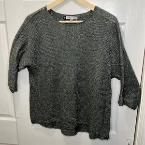 Jennifer Lopez knitted gray/silver sweatshirt XL